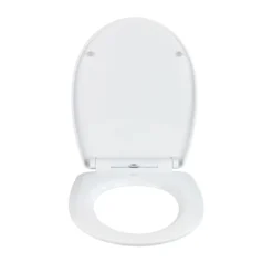 WENKO Toilettensitz Mod. Baltic Hochglanz, WC-Sitz mit Absenkautomatik, Schnellbefestigung