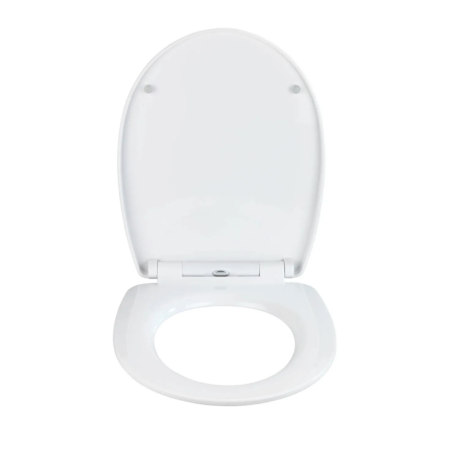 WENKO Toilettensitz Mod. Baltic Hochglanz, WC-Sitz mit Absenkautomatik, Schnellbefestigung