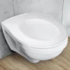 WENKO Toilettensitz Mod. Varoni, WC-Sitz mit Absenkautomatik, Schnellbefestigung, aus antibakteriellem, stabilem Duroplast