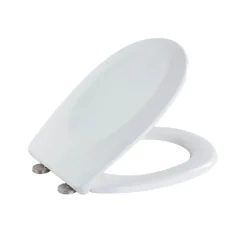 WENKO Toilettensitz Mod. Varoni, WC-Sitz mit Absenkautomatik, Schnellbefestigung, aus antibakteriellem, stabilem Duroplast