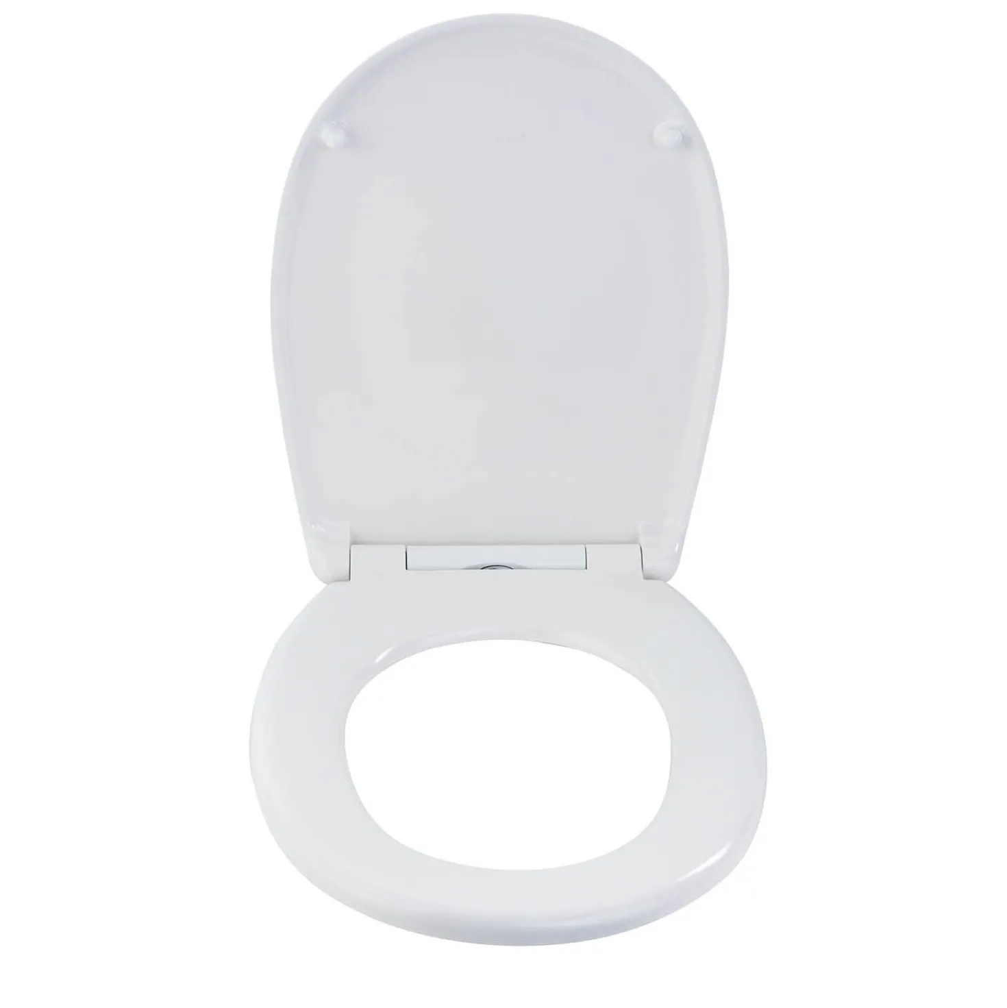 WENKO Toilettensitz Mod. Varoni, WC-Sitz mit Absenkautomatik, Schnellbefestigung, aus antibakteriellem, stabilem Duroplast