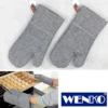 WENKO Topfhandschuhe "Ada Stripes" Grau