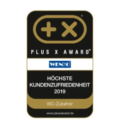 WENKO Treteimer Mod. Leno Easy-Close Weiß, lackierter Stahl, Absenkautomatik