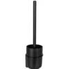 WENKO Turbo-Loc® WC-Garnitur Mod. Carpino Schwarz, Befestigen ohne Bohren