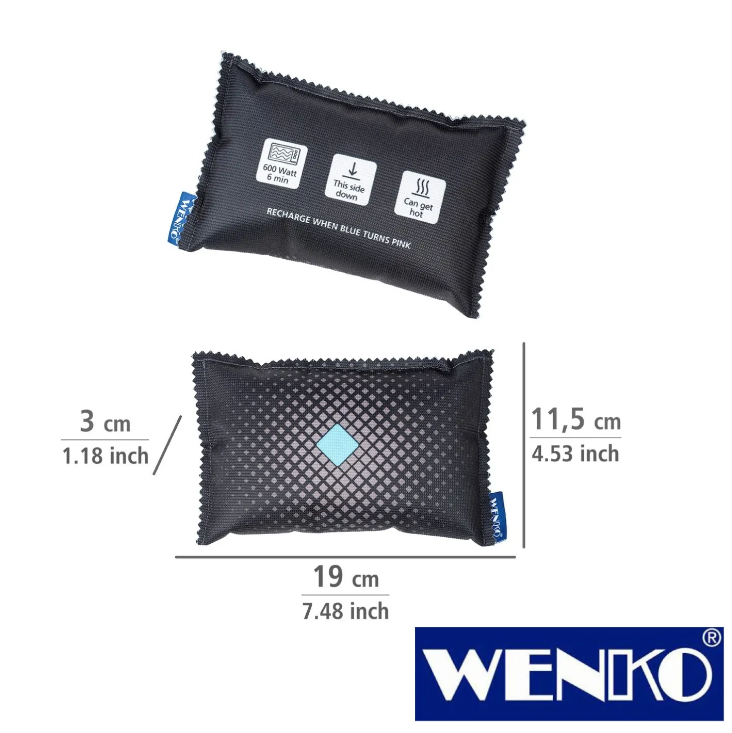 WENKO Universal-Entfeuchter 350g, 3er Set, mit Indikator
