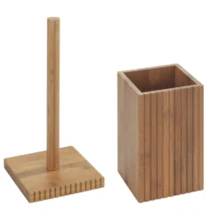 WENKO Utensilienhalter und Küchenrollenhalter Mod. Mera, 2-teiliges Set