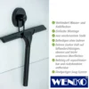 WENKO Vacuum-Loc® Duschabzieher, Badezimmerwischer, Befestigen ohne bohren