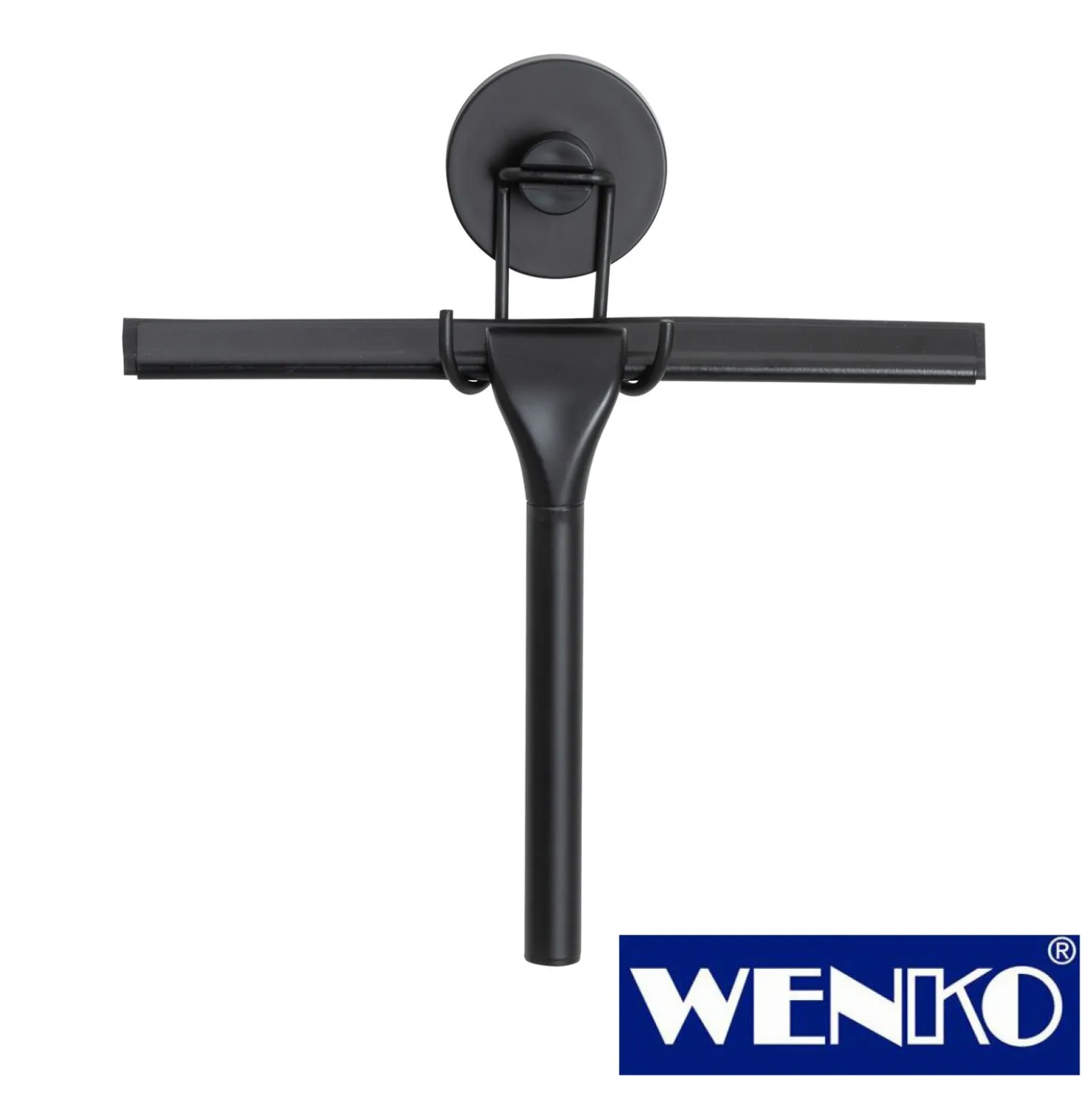 WENKO Vacuum-Loc® Duschabzieher, Badezimmerwischer, Befestigen ohne bohren