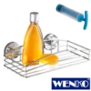 WENKO Vacuum-Loc® Wandablage 2er Set, Befestigen ohne bohren
