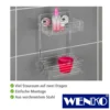 WENKO Vacuum-Loc® Wandregal 2 Etagen Bari, Befestigen ohne bohren