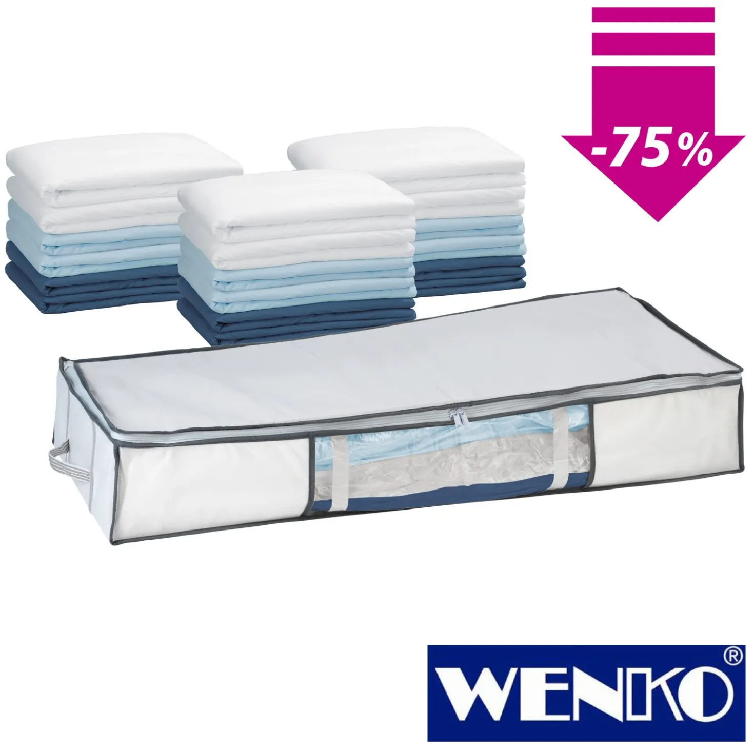 WENKO Vakuum Soft Unterbett-Box