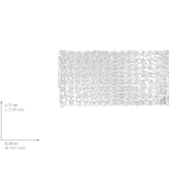 WENKO Wanneneinlage Mod. Paradise Transparent, rutschsichere Oberfläche