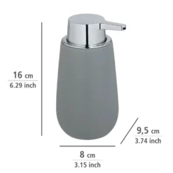 WENKO Waschtisch-Set "Badi" Grau, 2-tlg.