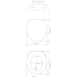WENKO WC-Sitz Mod. Yak mit Hochglanz-Oberfläche, aus bruchstabilem Thermoplast