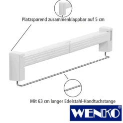 WENKO Wäschetrockner Butterfly, 3,50 m Trockenlänge