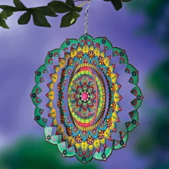Windspiel "Mandala" aus Edelstahl Gainsborough