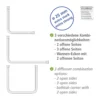 Winkelstange Universal extra stark Chrom WENKO