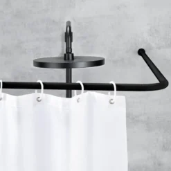 Winkelstange Universal Schwarz WENKO