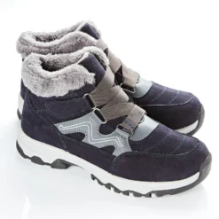 Winterschuh Thea blau-grau