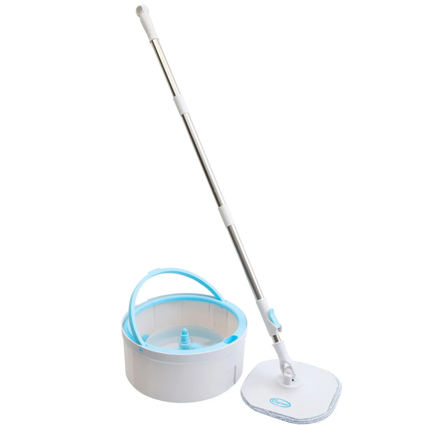 Wischmopp-System Spin-Mop mit Eimer und Frischwasser-System Clarsen