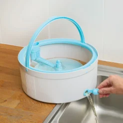 Wischmopp-System Spin-Mop mit Eimer und Frischwasser-System Clarsen