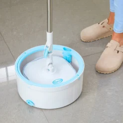 Wischmopp-System Spin-Mop mit Eimer und Frischwasser-System Clarsen