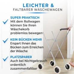 Wäschekorb-Trolley Clarsen