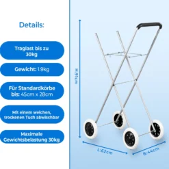 Wäschekorb-Trolley Clarsen