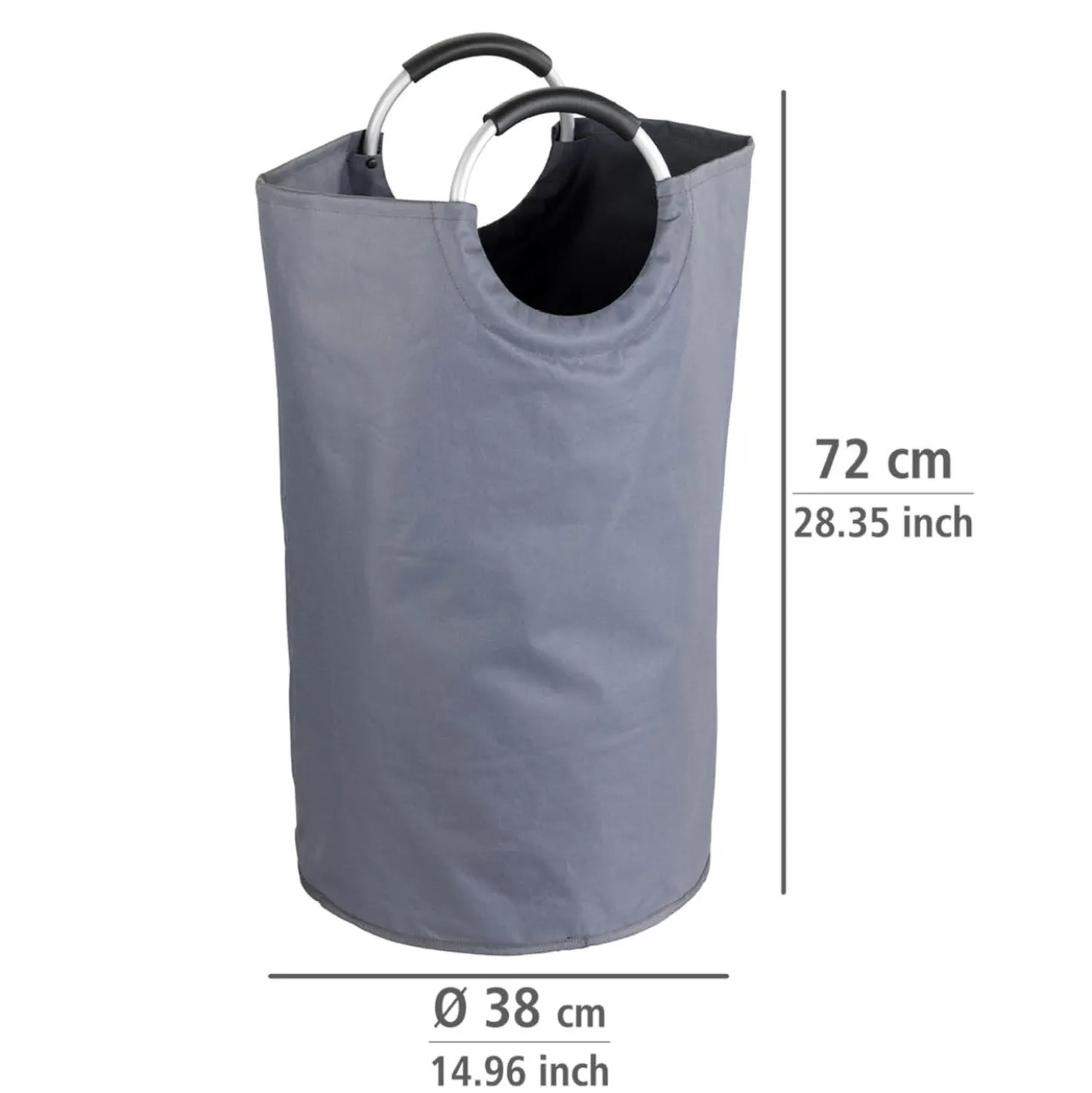 Wäschesammler Jumbo 69 l Anthrazit WENKO
