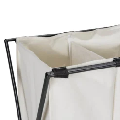Wäschesammler Trio XL 3-fach Beige WENKO