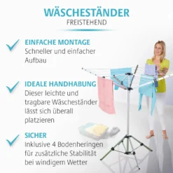 Wäschespinne "Raumwunder" Clarsen