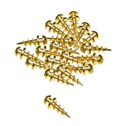 Zauber-Schrauben goldfarben, 20er-Set