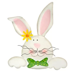 Zaundekoration Osterhase
