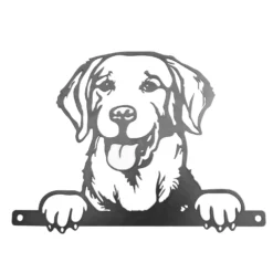 Zaundekoration Silhouette Hund Gainsborough