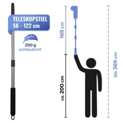 Ziegenhaar-Staubbesen mit Teleskopstiel MAXIMEX