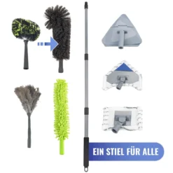 Ziegenhaar-Staubbesen mit Teleskopstiel MAXIMEX