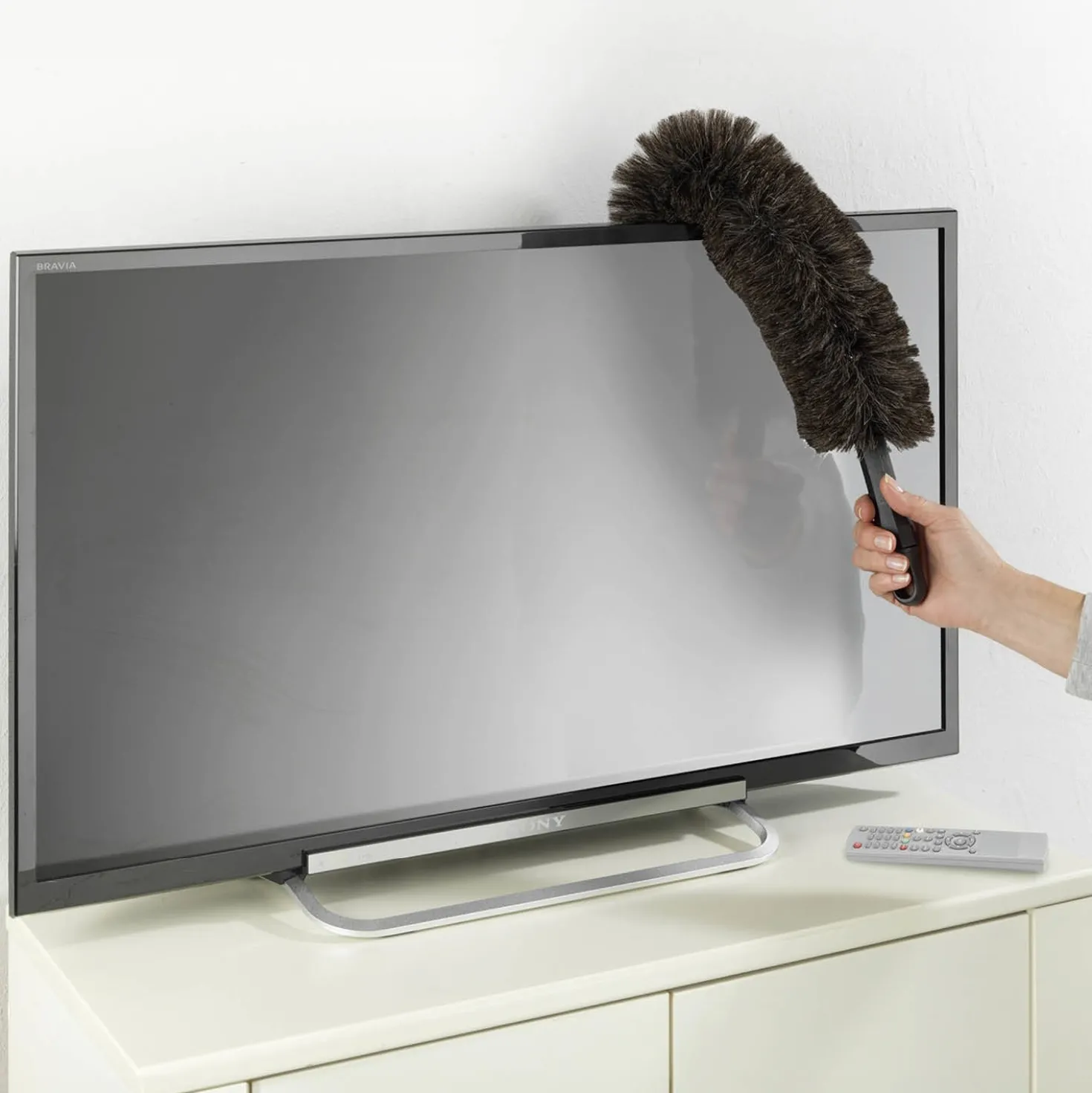 Ziegenhaar-Staubbesen mit Teleskopstiel MAXIMEX