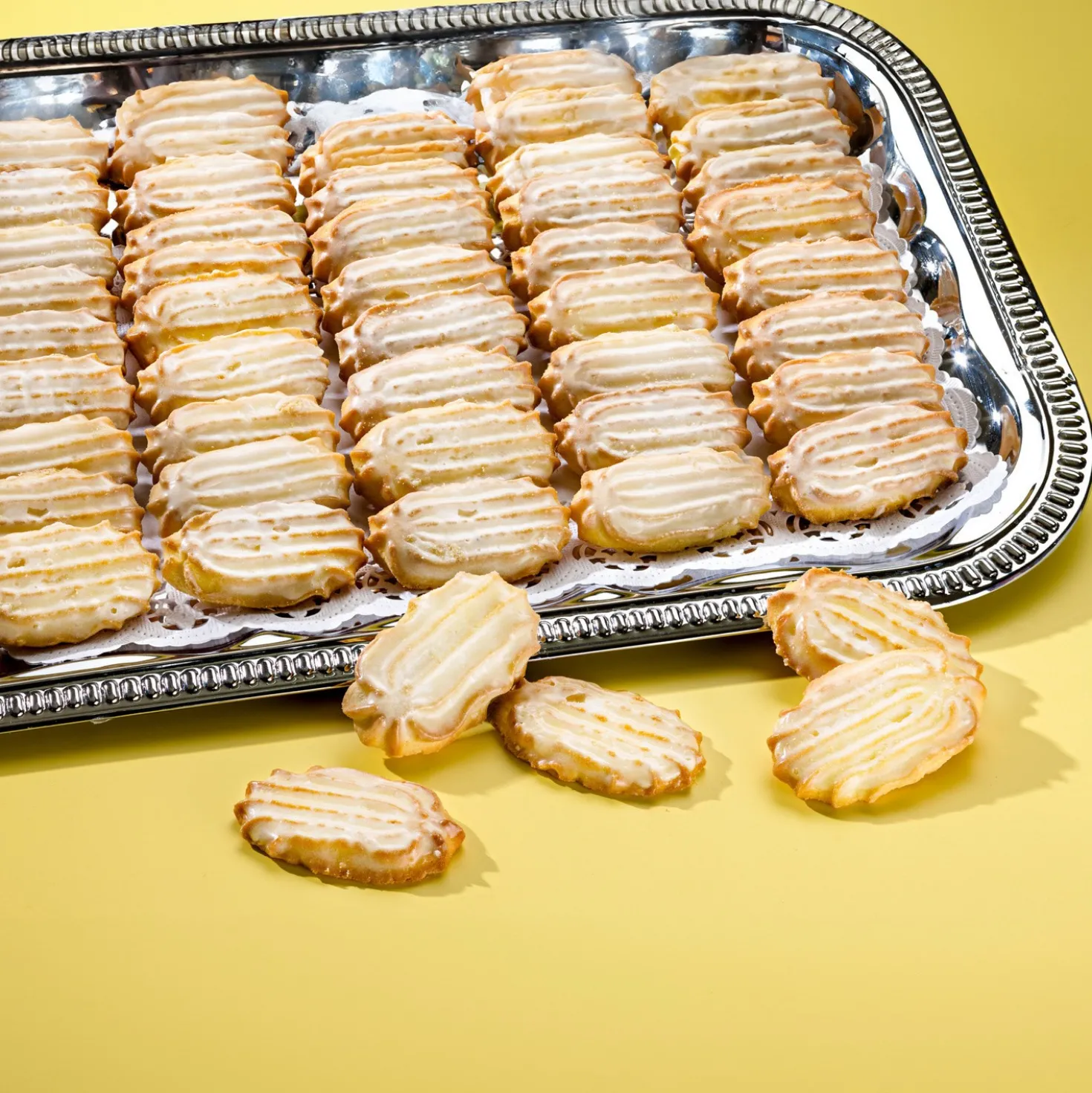 Zitronenspritzgebäck
